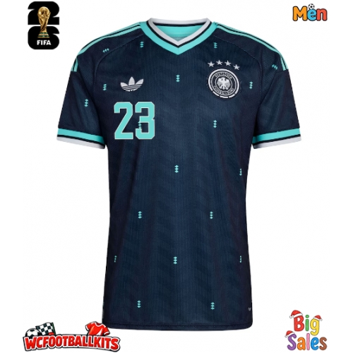 Germany Felix Nmecha #23 Replica Away Stadium Shirt World Cup 2026 Short Sleeve